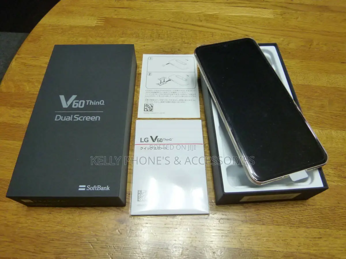 New LG V60 ThinQ 5G 128 GB Black