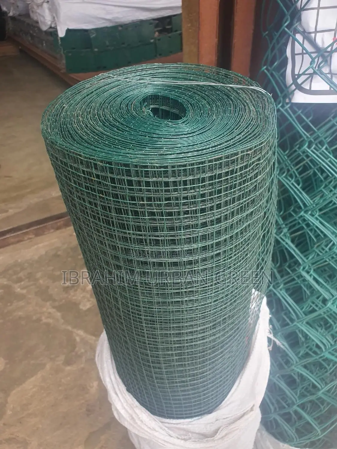 Green PVC Coated Square Mesh 3 Feet