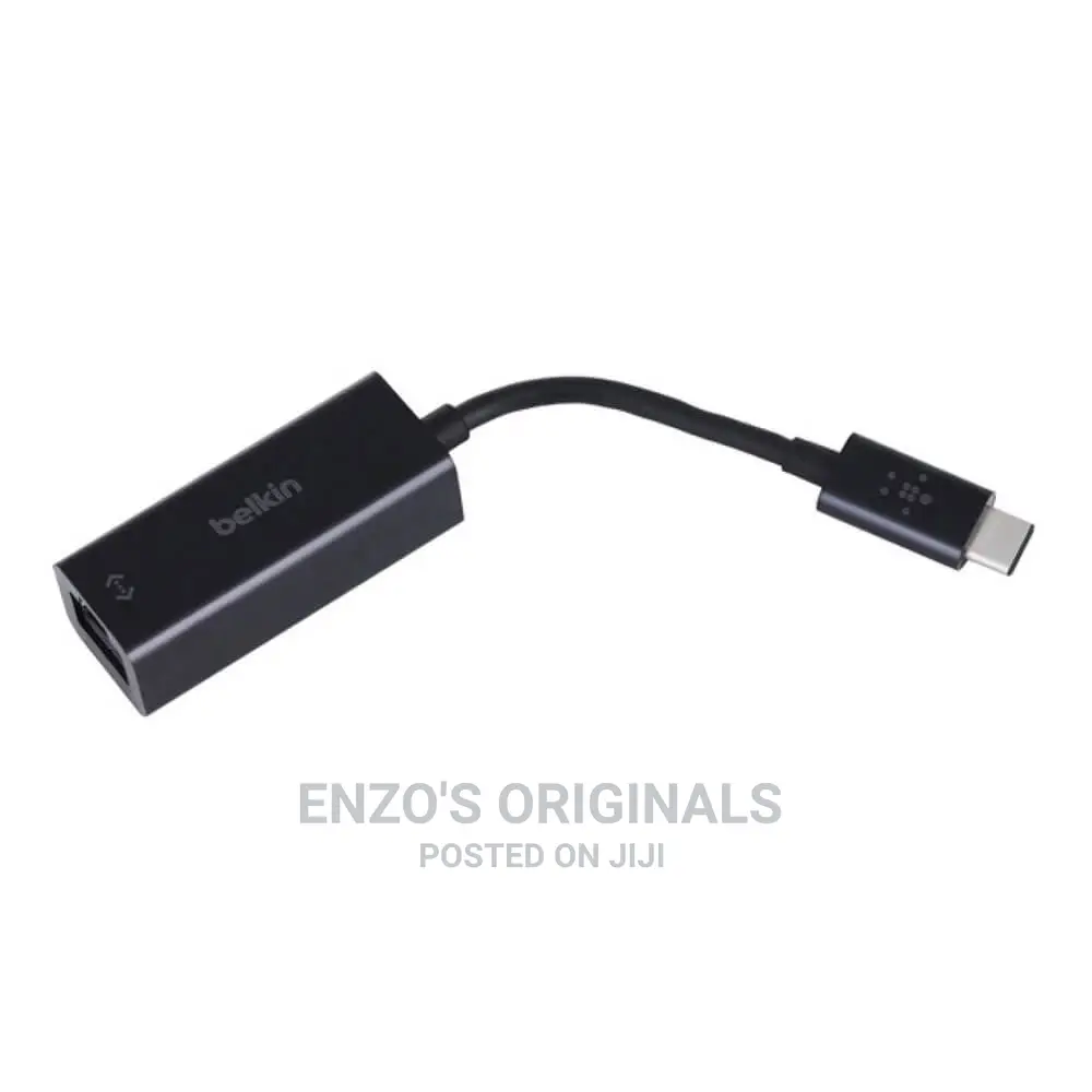 Usb-c To Gigabit Ethernet Rj45 Lan Adapter Belkin Brand New