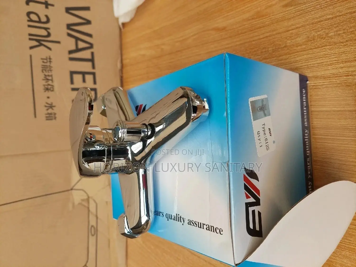 2 in 1 Telephone Shower Mixer- Chrome Chain and Handle