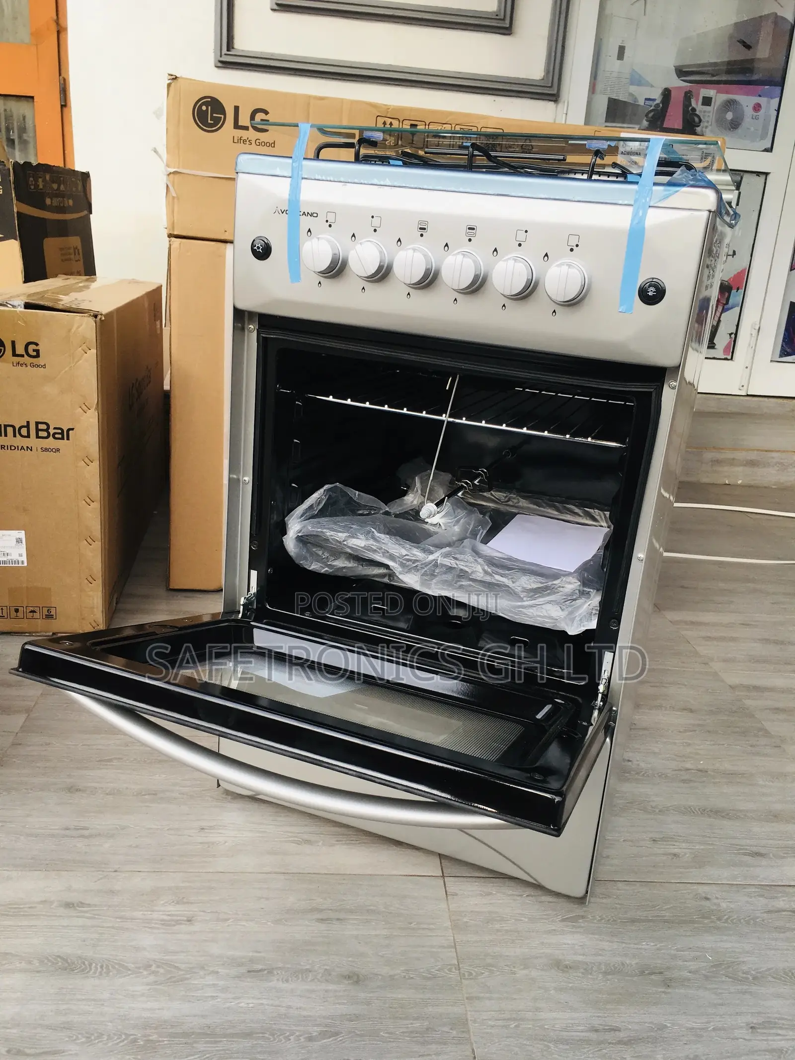 Rotisserie 4 Gas Oven With Grill Volcano 50x50