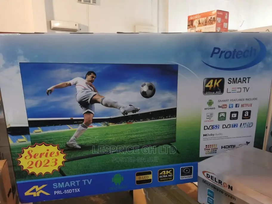Protech 55” Android UHD TV Get All Channels