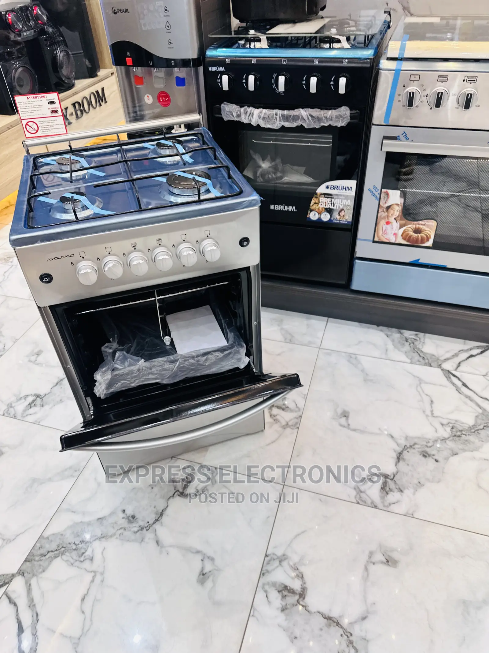Perfect  Design Grey 4burner Gas Cooker 50/50 Oven