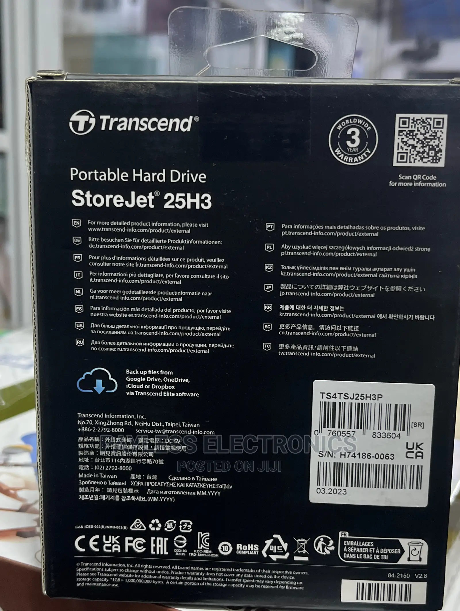 Transcend 4tb External Hard Drives