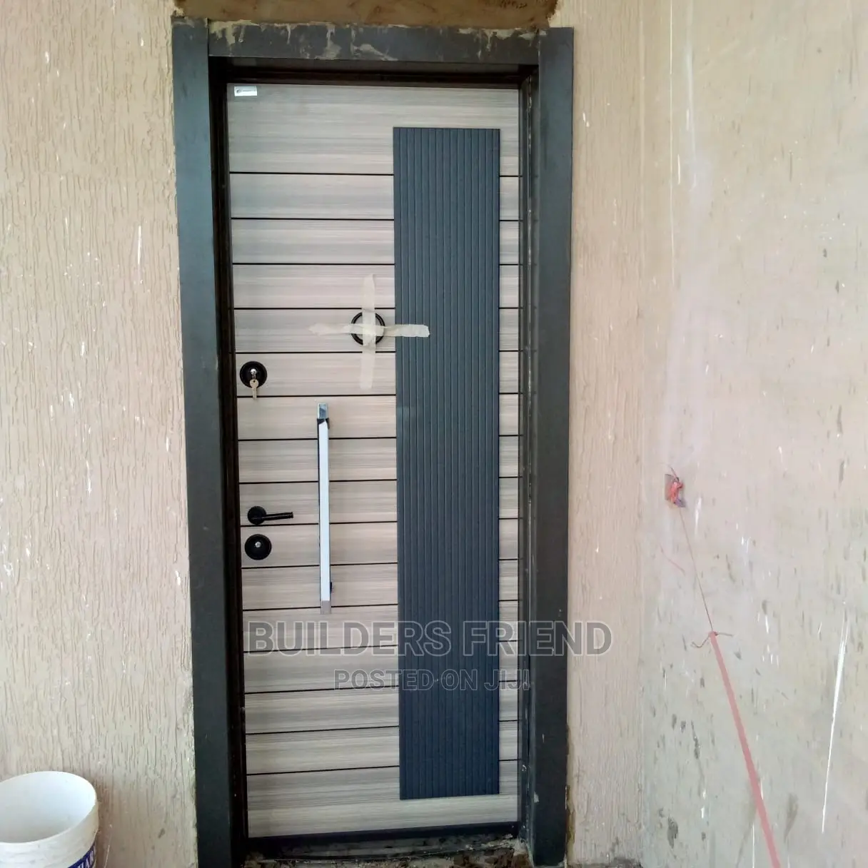 Executive Single PVC Heavyduty Security Door+All Accessories