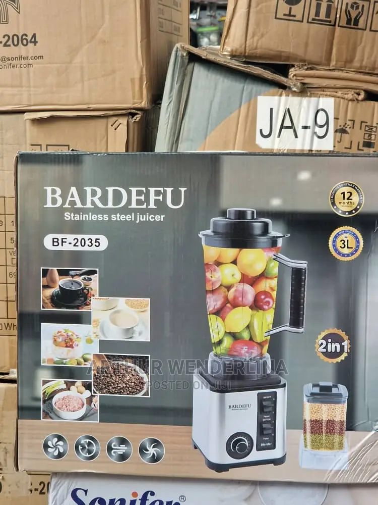 BARDEFU Quality Blender. 3liters