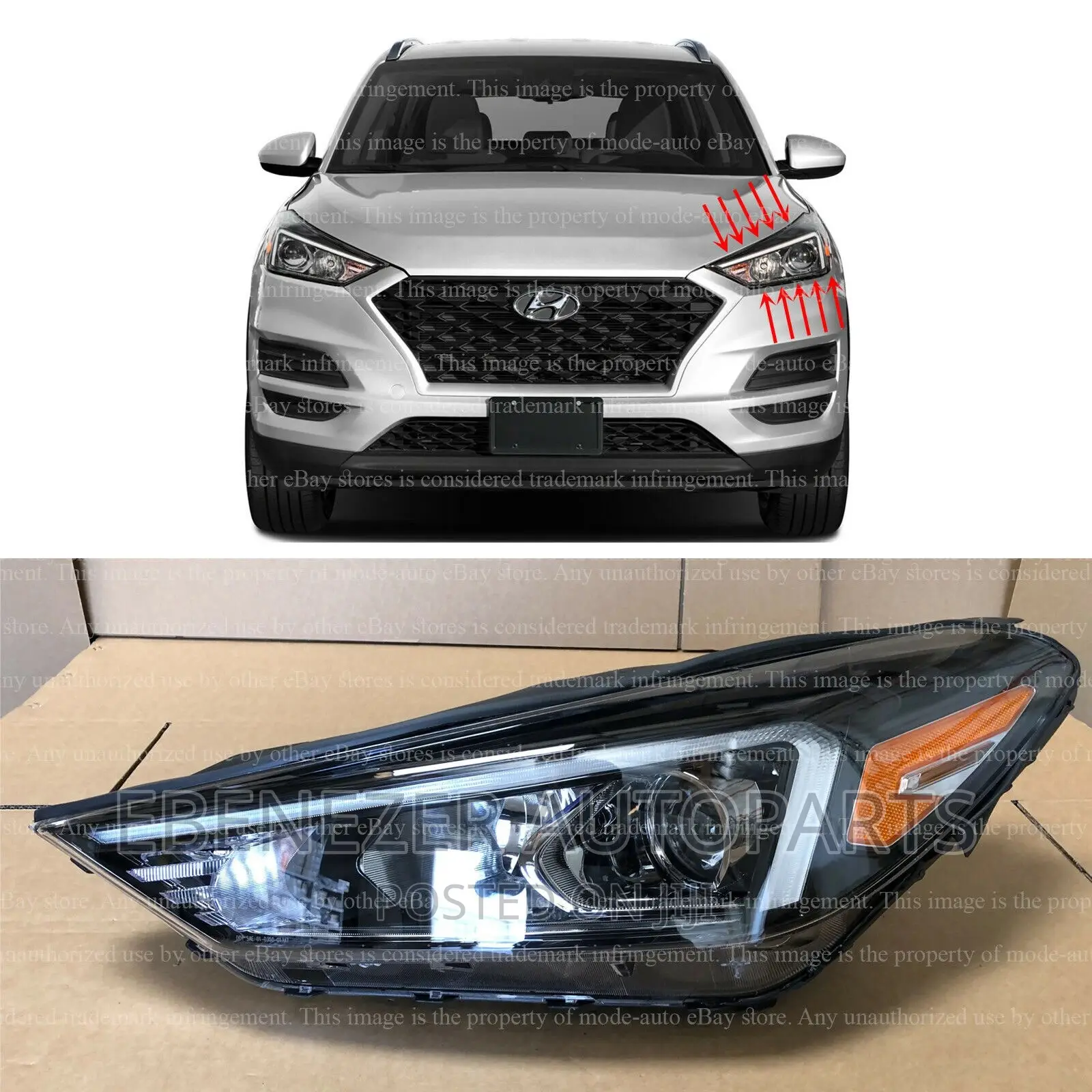 Hyundai Tucson 2020 Led Headlight Pair