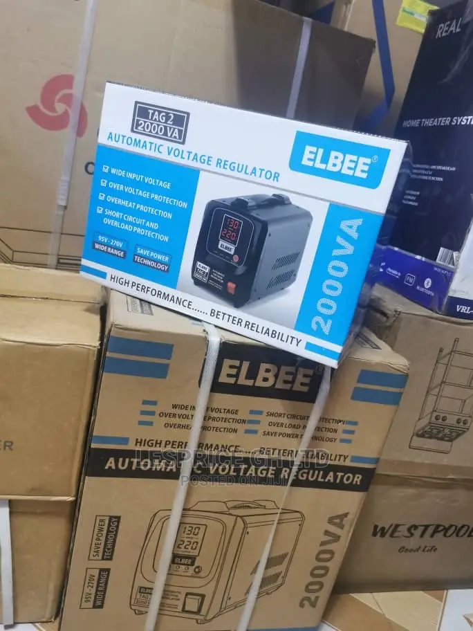Elbee 2000VA Quality Stabilizer-Battery Save