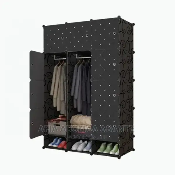 12 Cubes Plastic Wardrobe