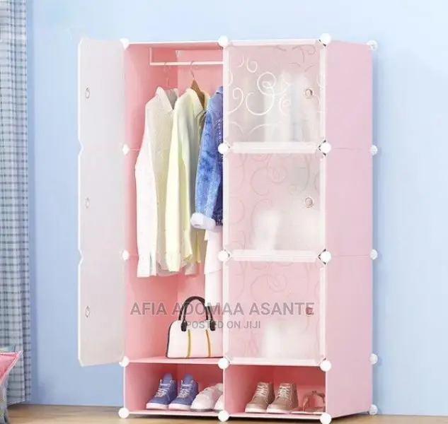 6 Cubes Plastic Wardrobe