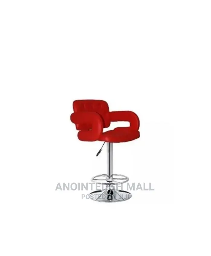 Adjustable Bar Chair - Red