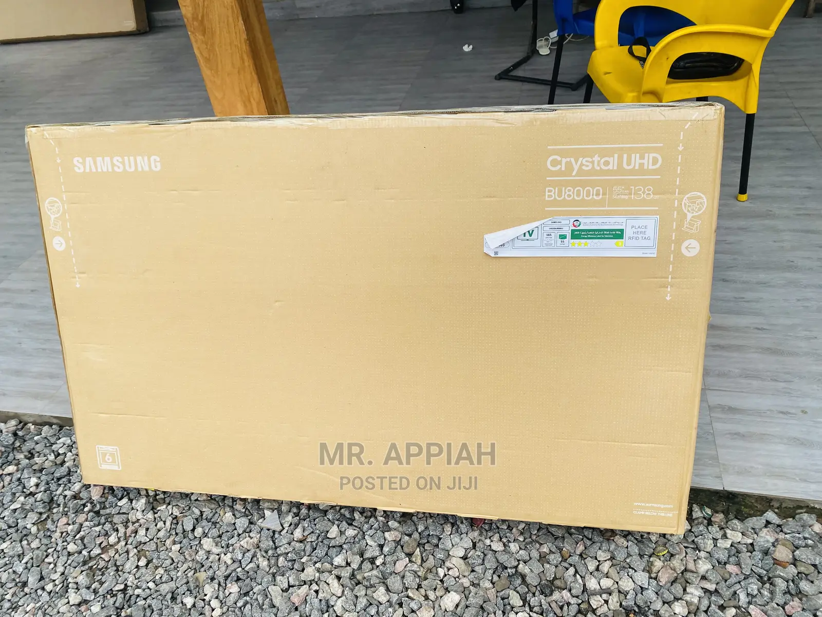 Energy Crystal Clear Pictures on Samsung 55” Tv Ue55au7022