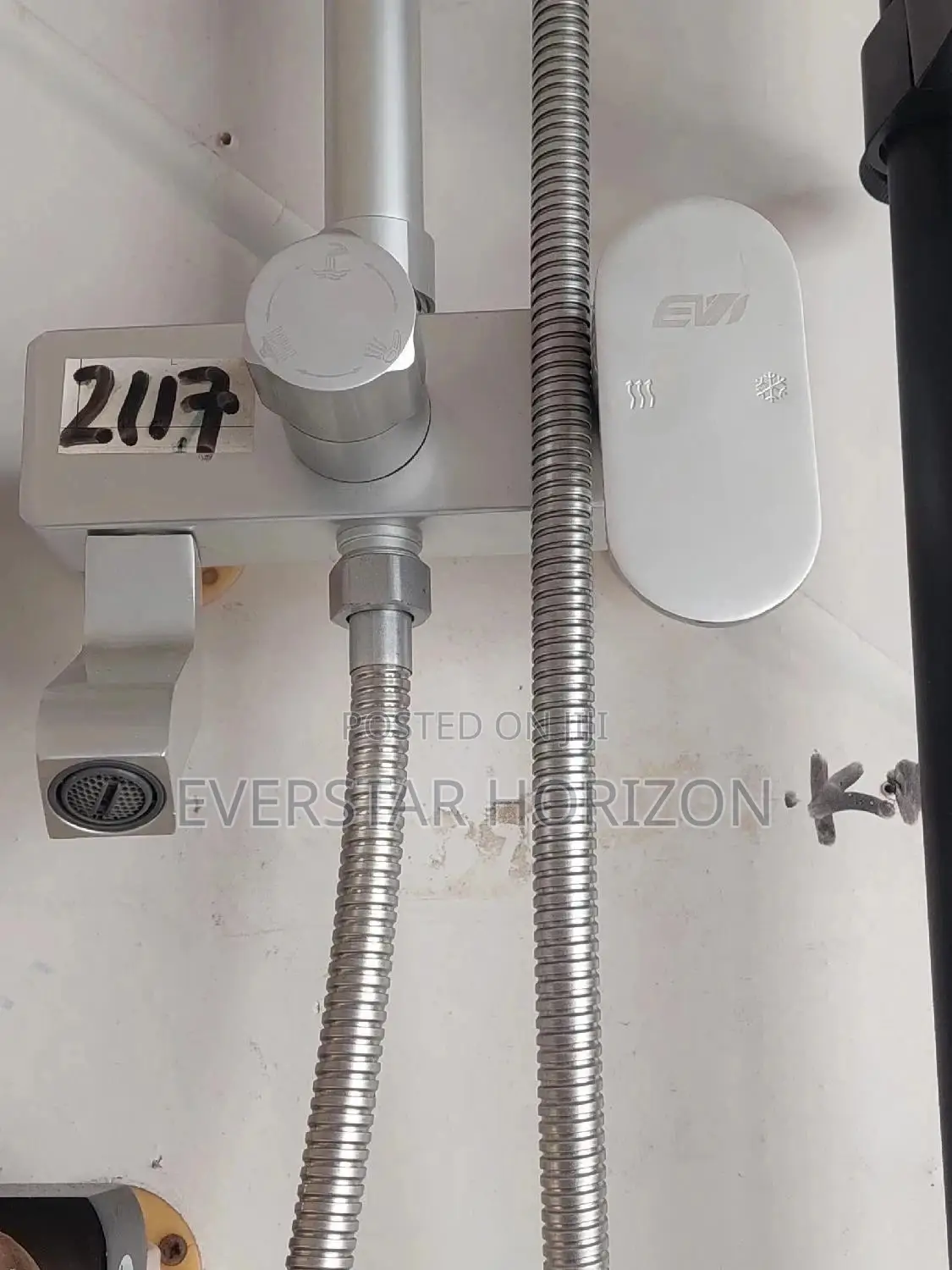 (3in1) Aluminium Combined Shower Set