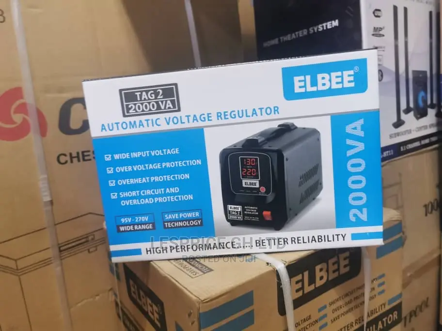 Elbee- 2000VA Digital Stabilizer- Well Equipped