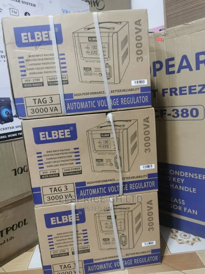 New- Elbee 3000VA Capacity- Digital Stabilizer