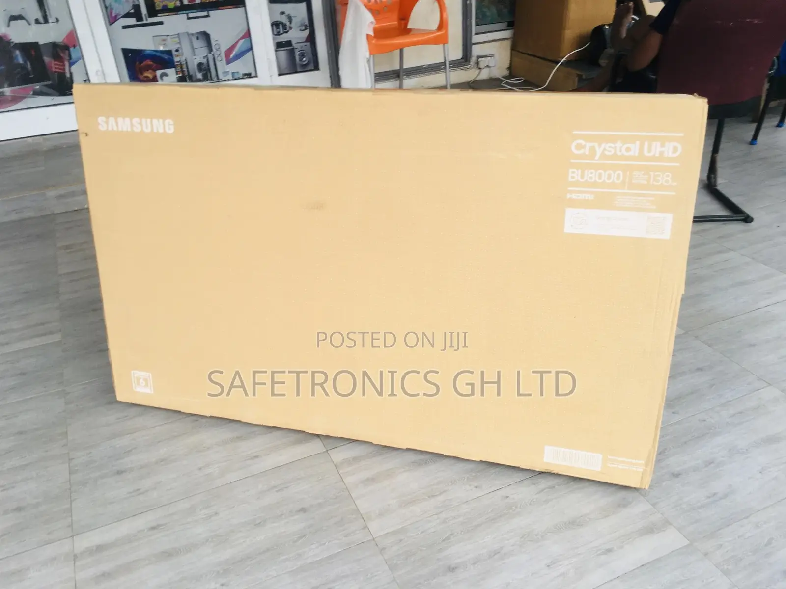 Neatly Sealed Samsung 55 Inches Glossy Bu80 Smart Tv