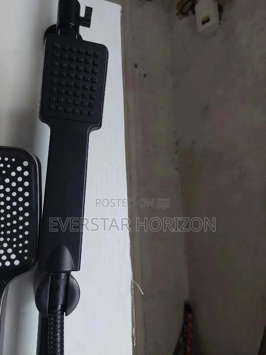 (3in1) Black Combined Shower Set