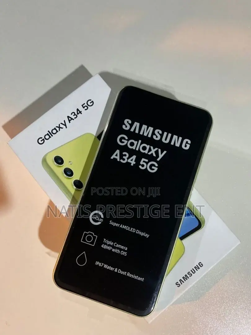 New Samsung Galaxy A34 5G 128 GB Yellow
