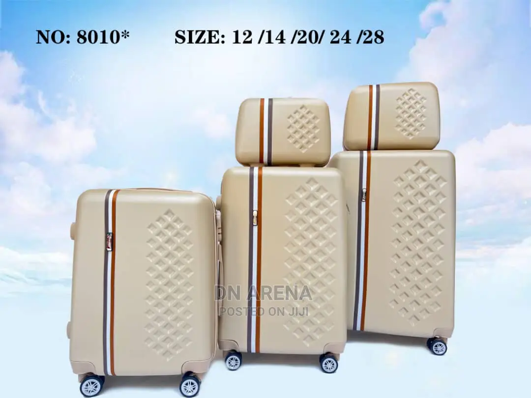 Unbreakable 5 Set Trolley Suite Case