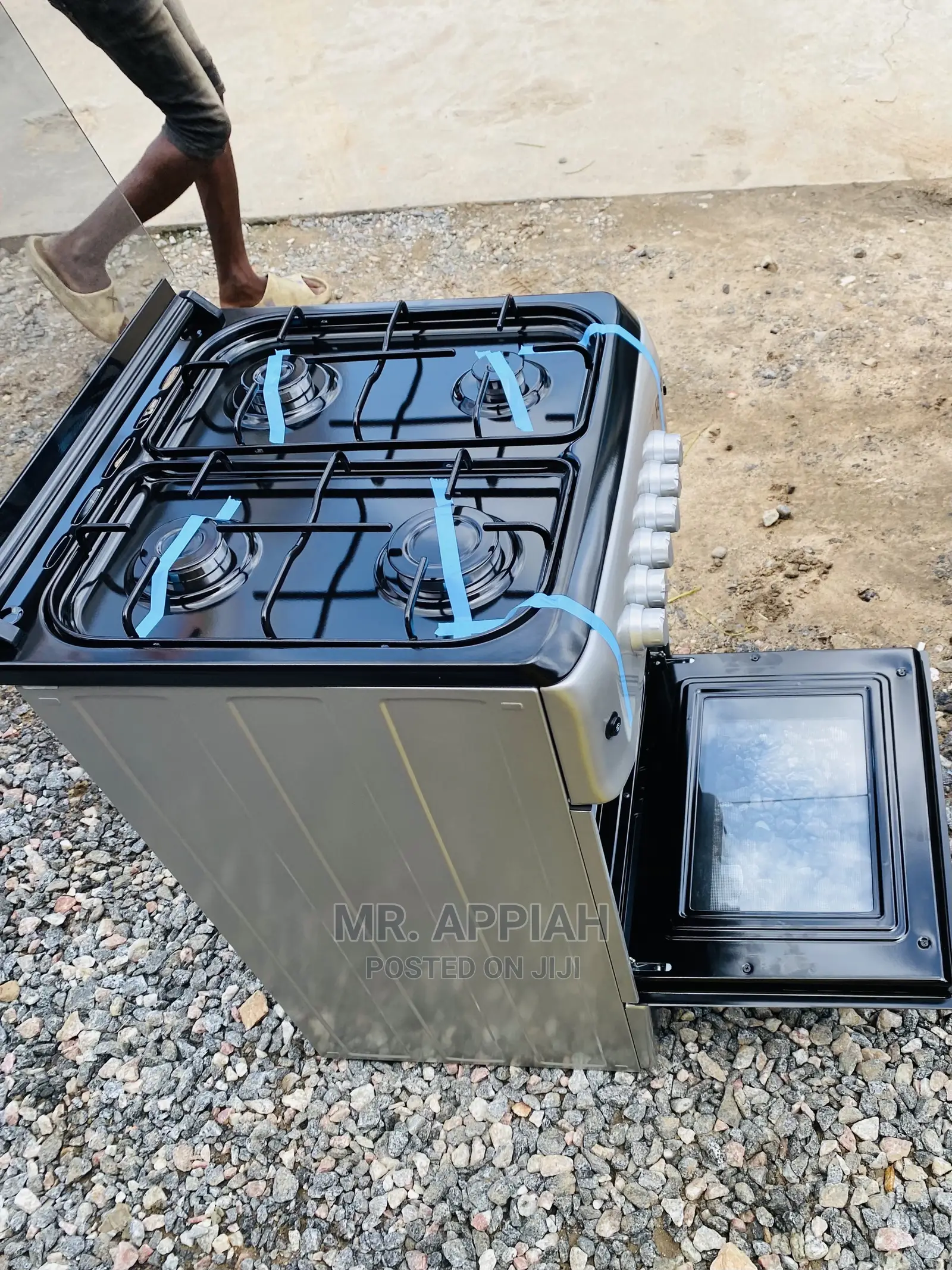 Unique 50x55 Ferre 4gas Cooker With Grill(Ignition)Gray.