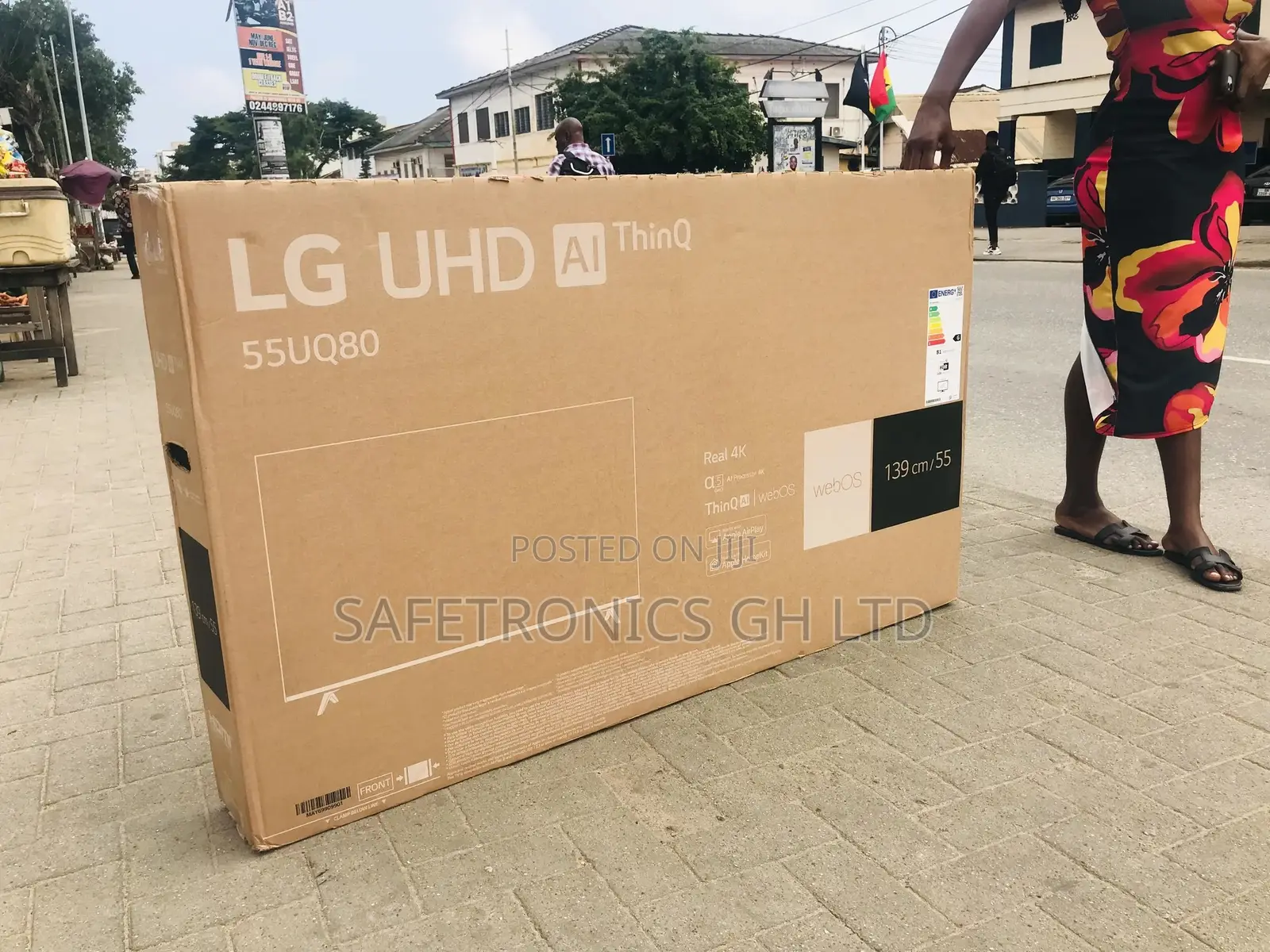 Adorable 55 Inches Glossy UQ80 Lg Smart Clear UHD Tv
