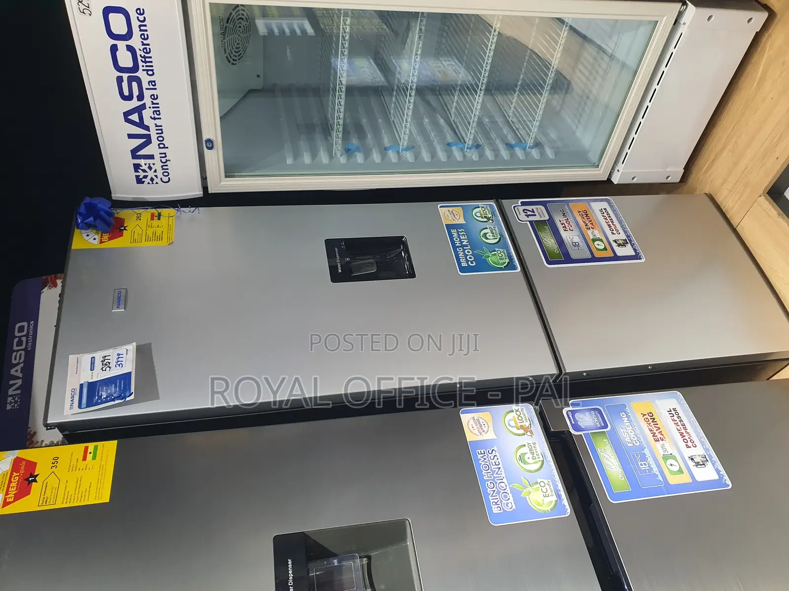 New 309 Litres | Bottom Freezer Double Door Fridge| NASCO