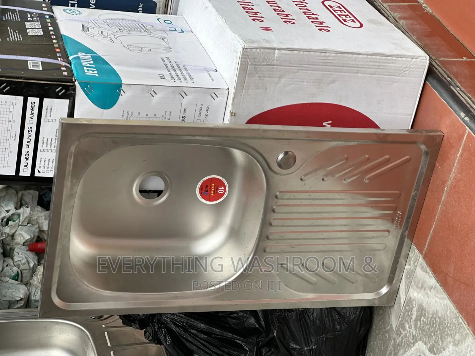 Single Bowl+Single Arm Sink - Kitchen Sink+ Waste Trap