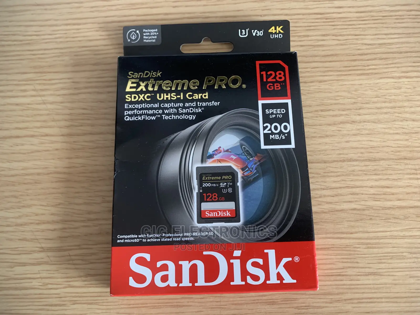 Sandisk 128gb Extreme Pro Uhs-I SDXC Memory Card