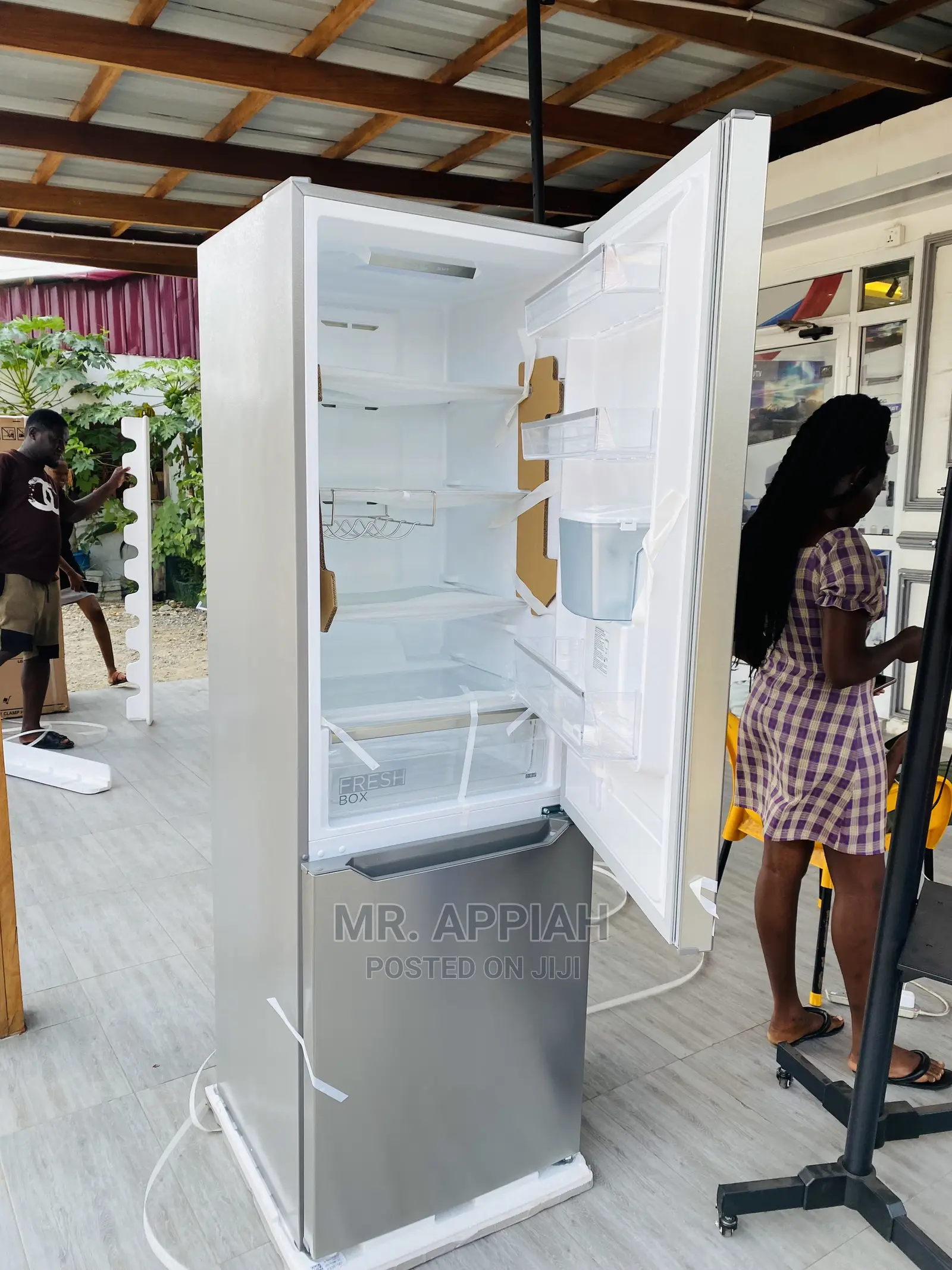 Energy Saving Midea Double Door Fridge Available.