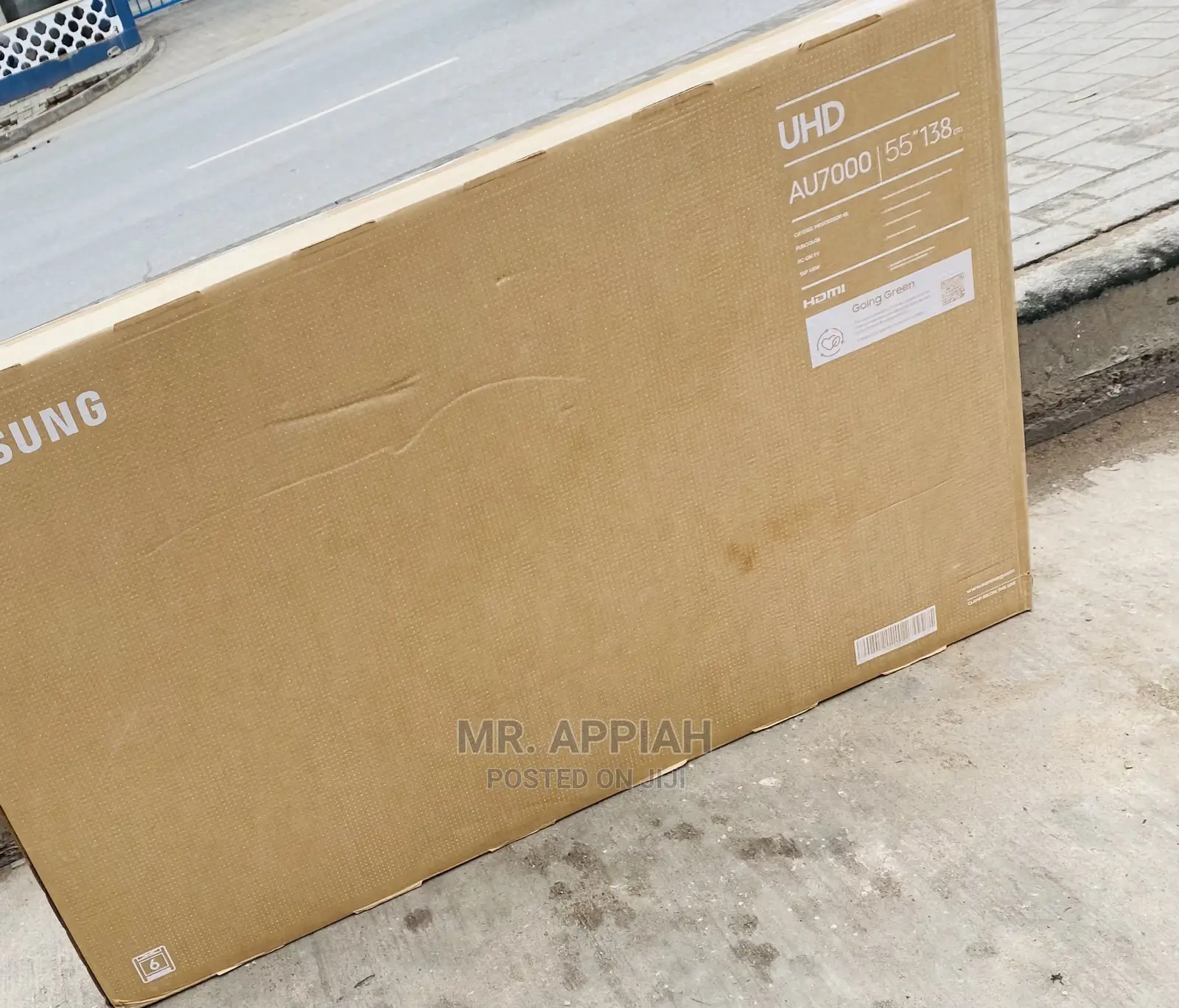 Unique Design Samsung Ua55au7000 Uhd Smart Tv(55”).