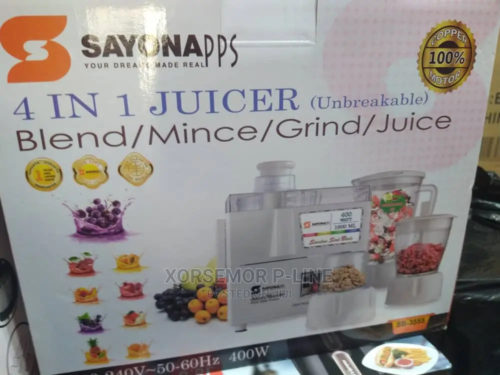 Sayona 4 in 1 Blender