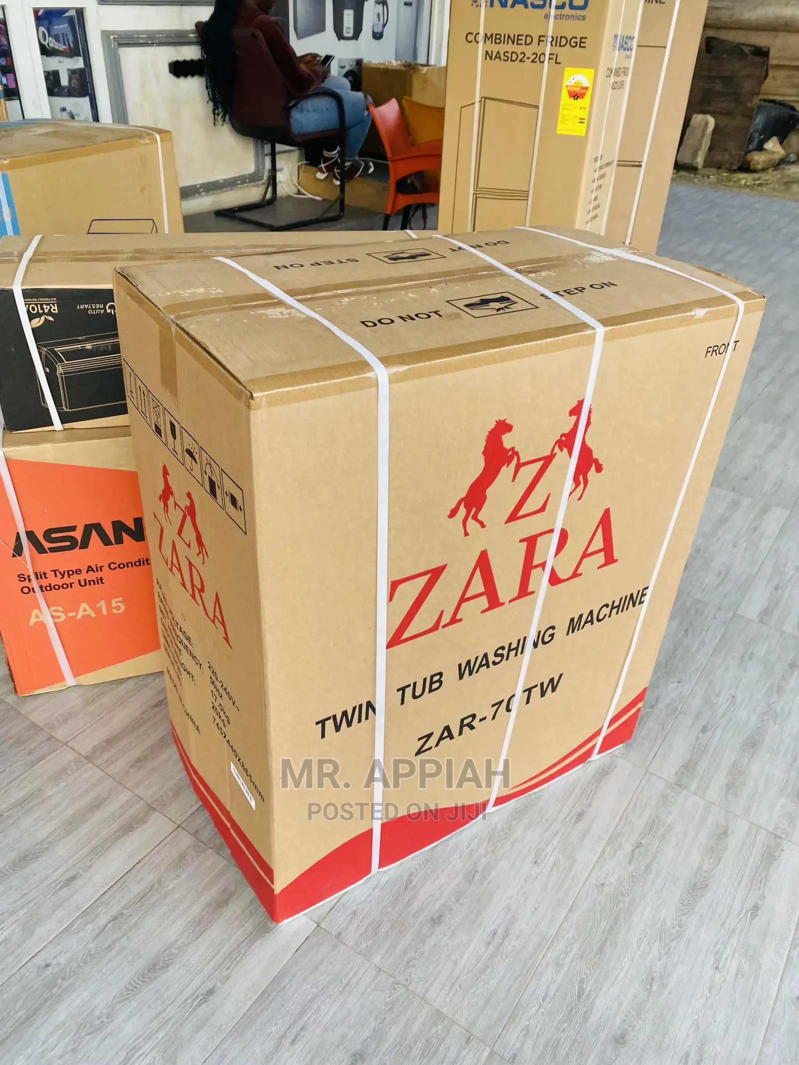 Sealed in Box  Washing Machine 5kg(White)With Spin Dry.