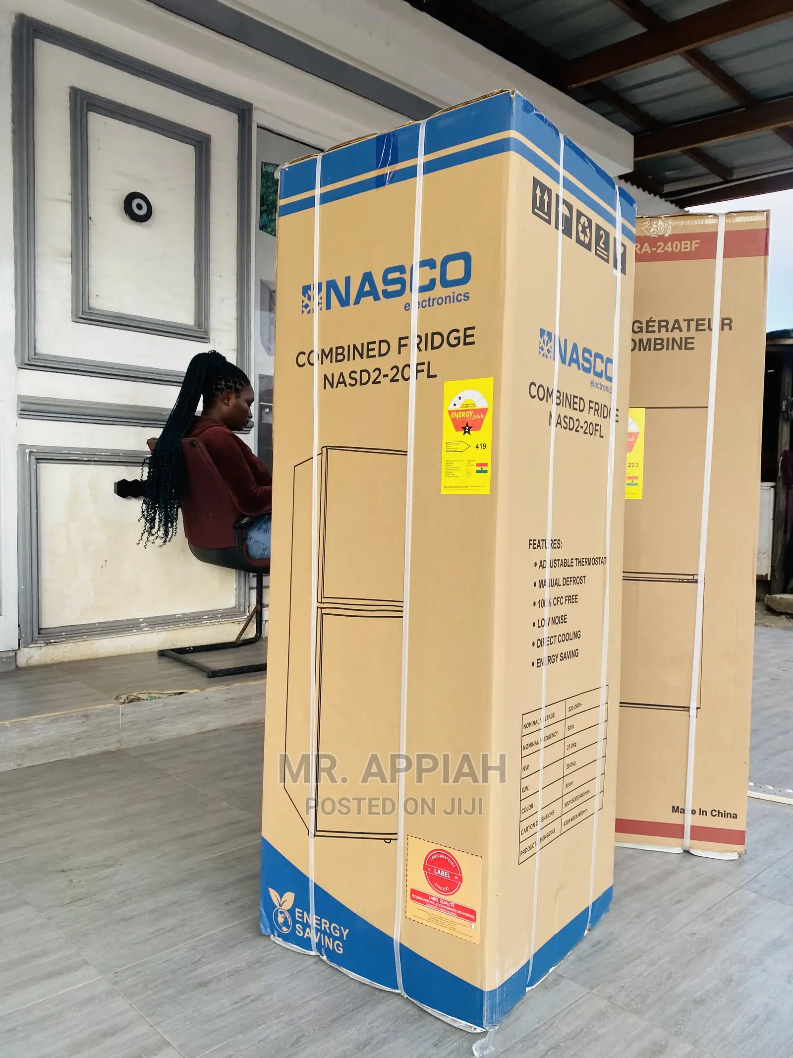 Extremely Quality Nasco Double Door Fridge Nasd2-20fl.
