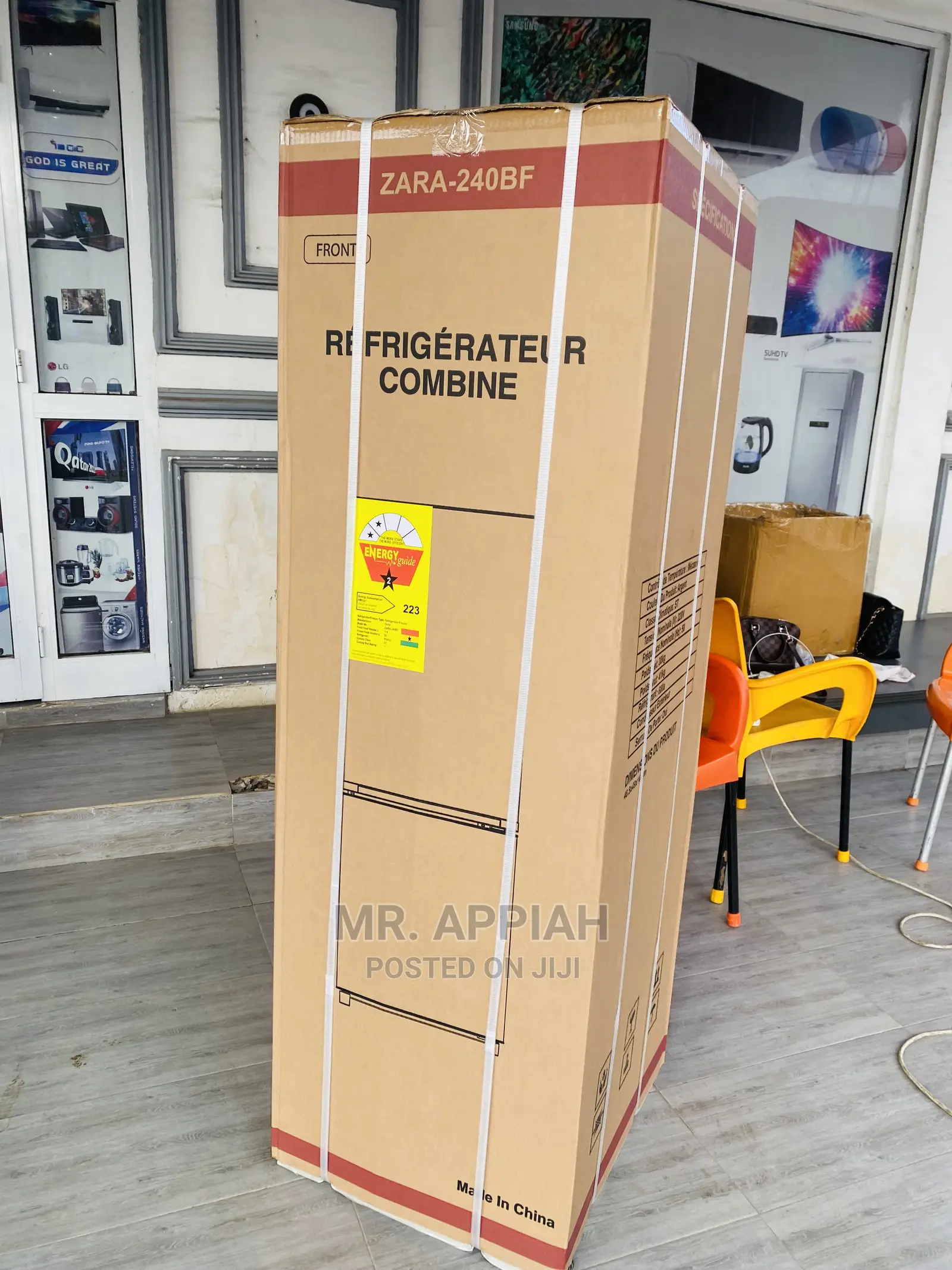 Extremely Cooling Zara-240bf Refrigerator(Dark Gray).