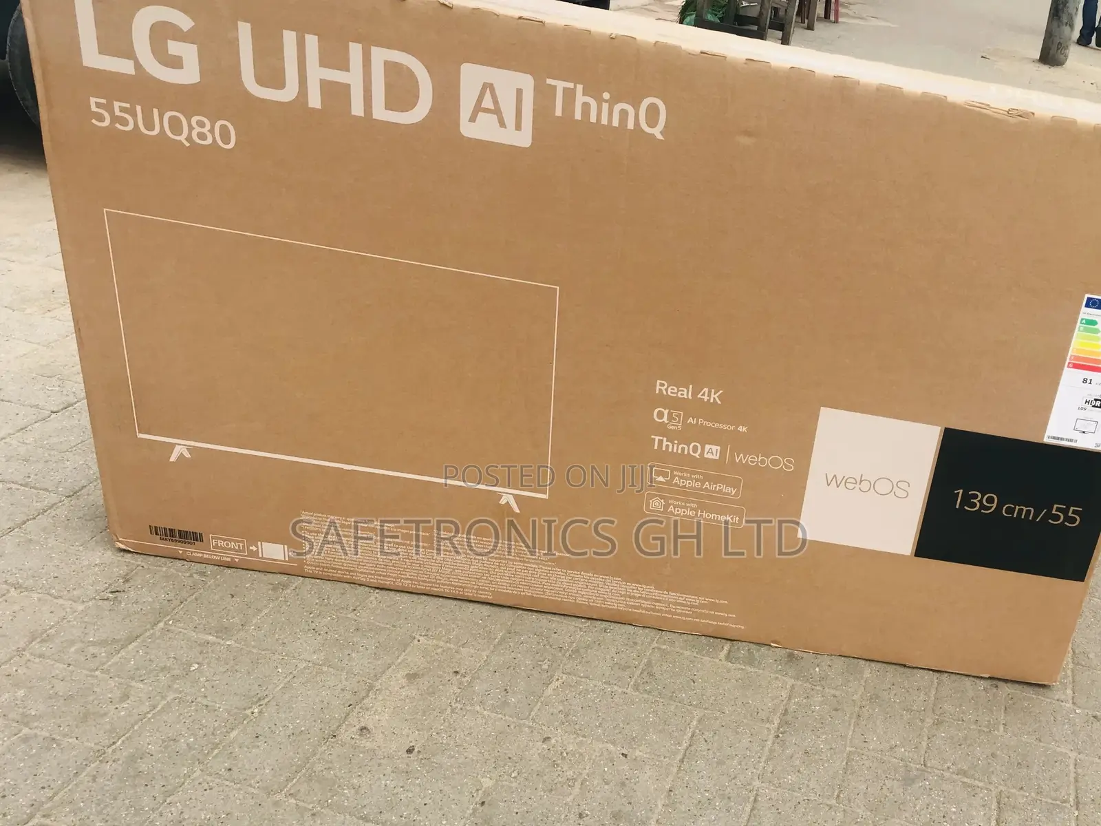 55 Inches UHD UQ80 Lg Smart Crystal LED Glossy Tv