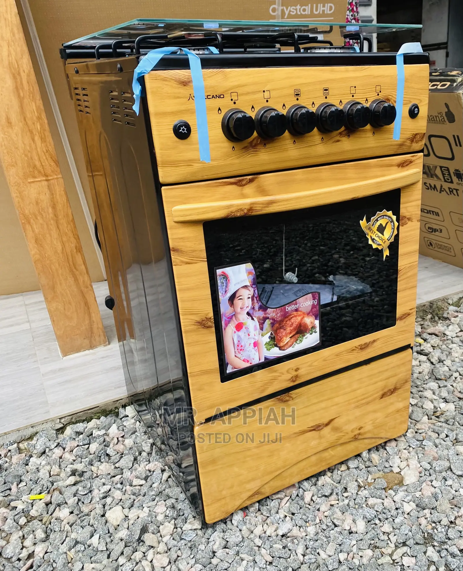 Budget-Friendly Volcano Wooden Auto Ignition 4 Cooker.