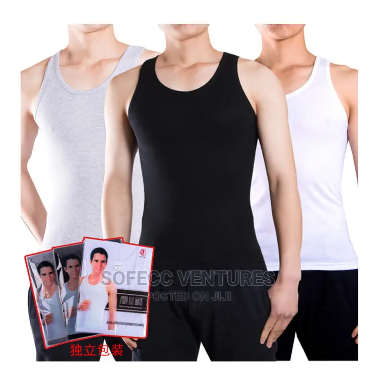 Men Cotton Singlets