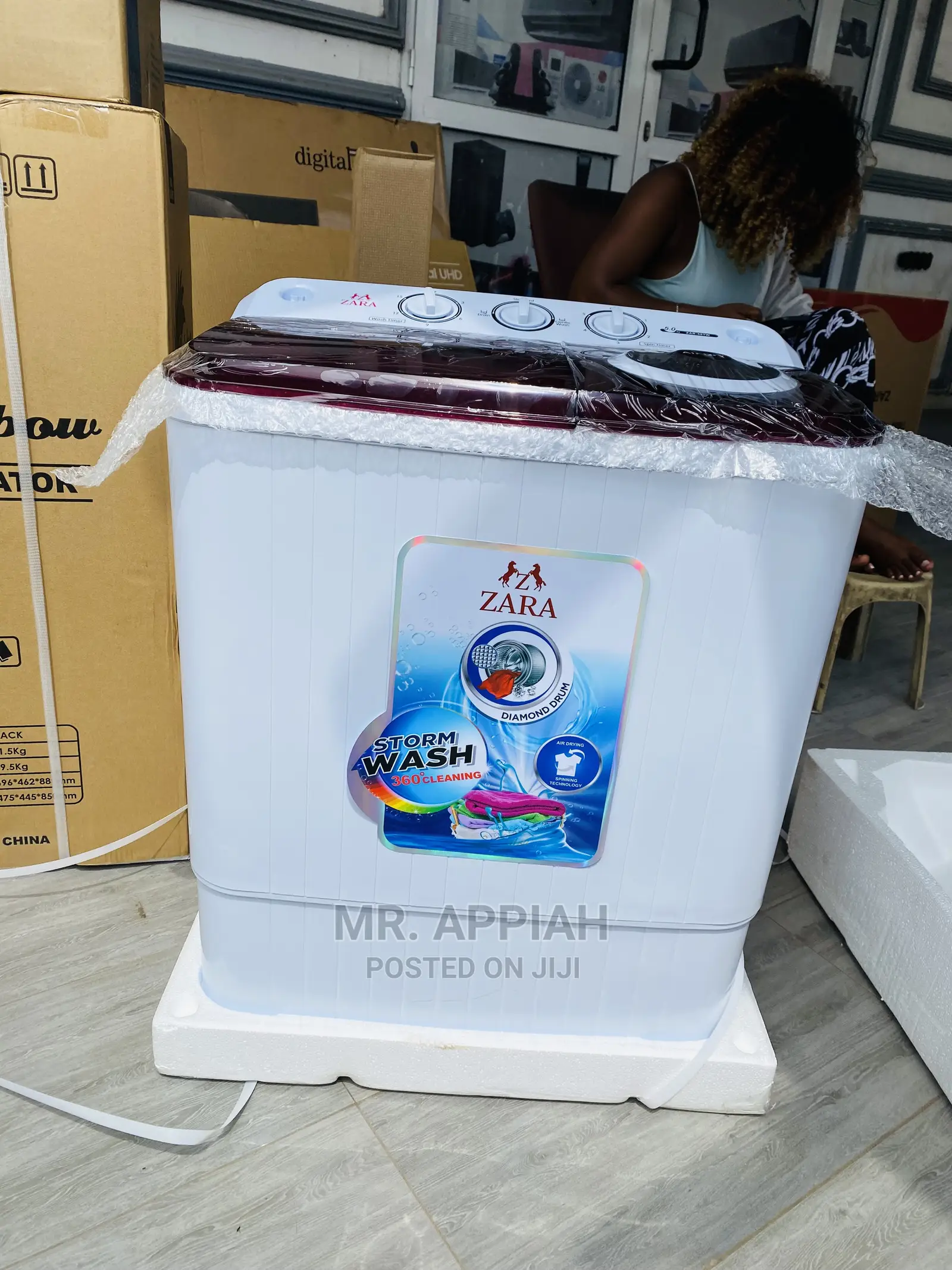 Energy and Cost Saving Zara Top Load Washingmachine(5kg)