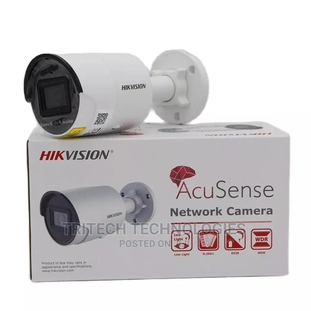 Hikvision 8 MP (Acusense Fixed Bullet Network Camera.
