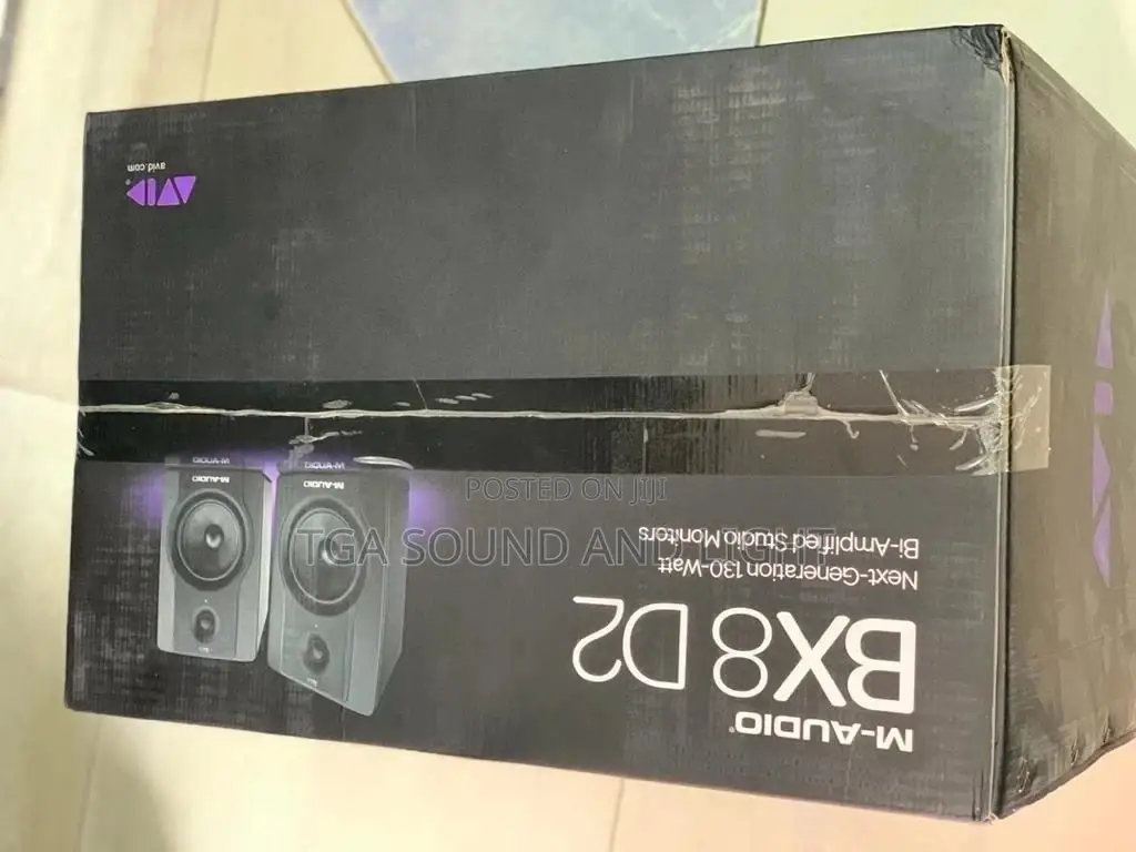 M Audio Bx8 Studio Monitors (D2 8 Inches)
