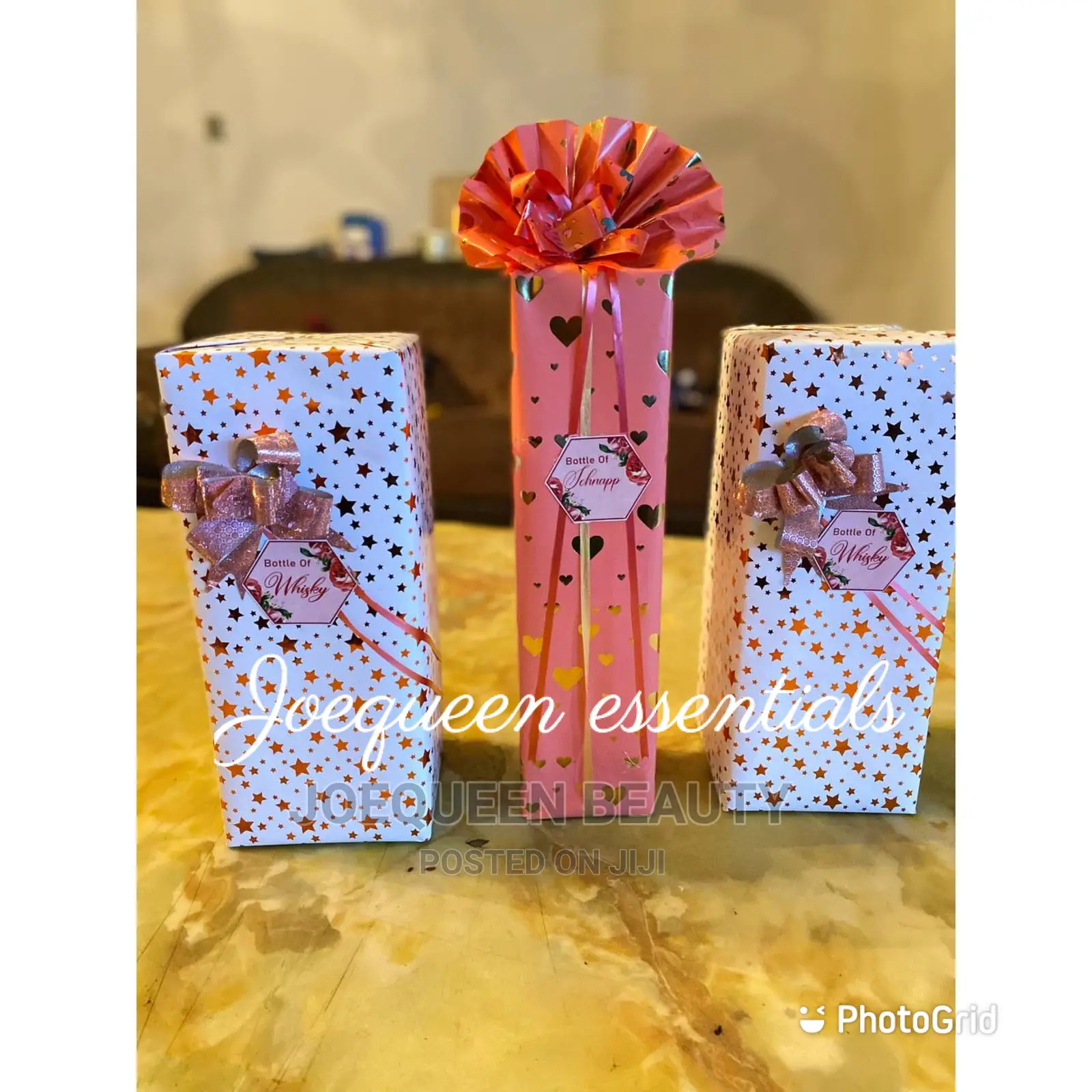 Wrapping and Bottle Decor