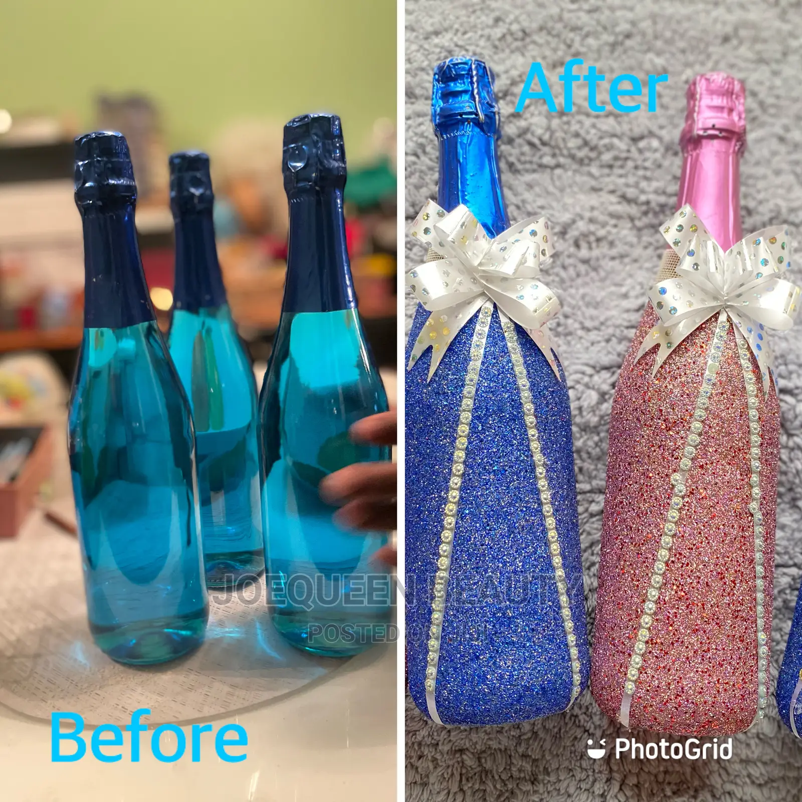 Wrapping and Bottle Decor