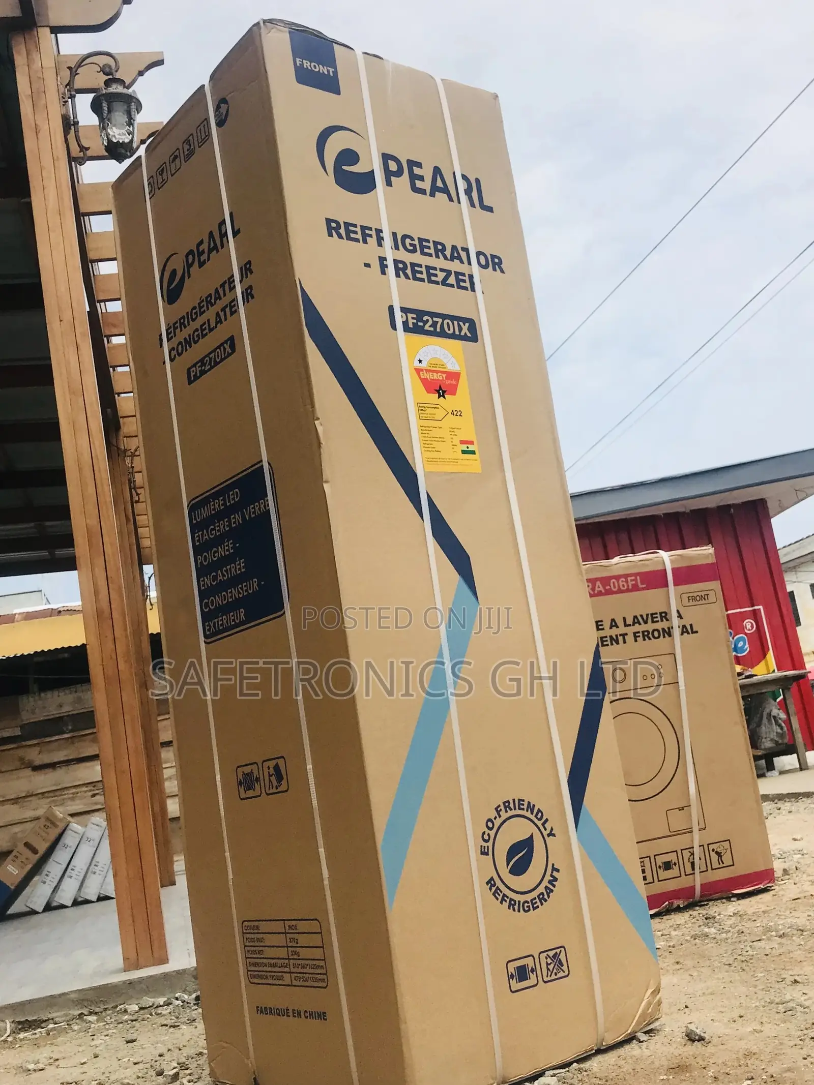Valuable  Pearl Pf-270ix Doubledoor Topfreezer Fridge 166L