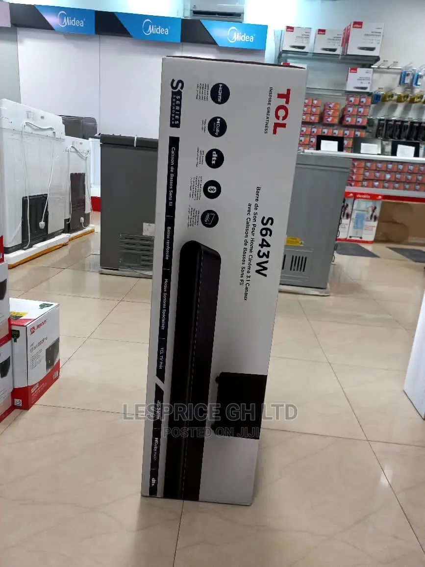 TCL Quality Sound Bar With Sub Woofer