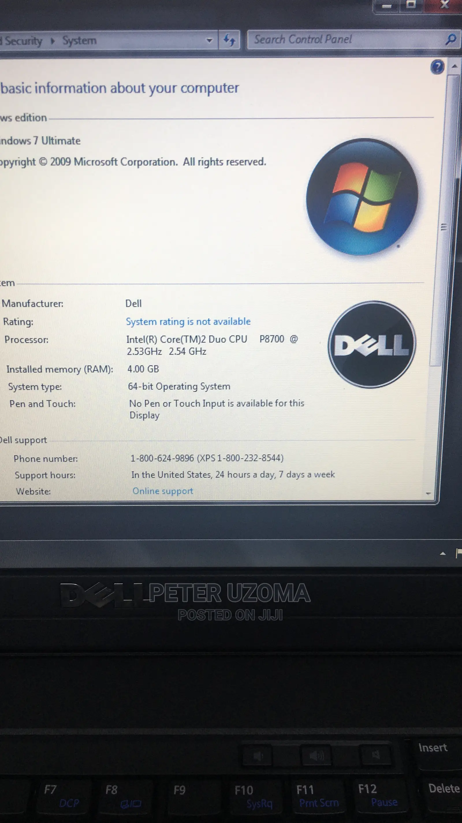 Laptop Dell Latitude E5400 4GB Intel Core 2 Duo HDD 160GB