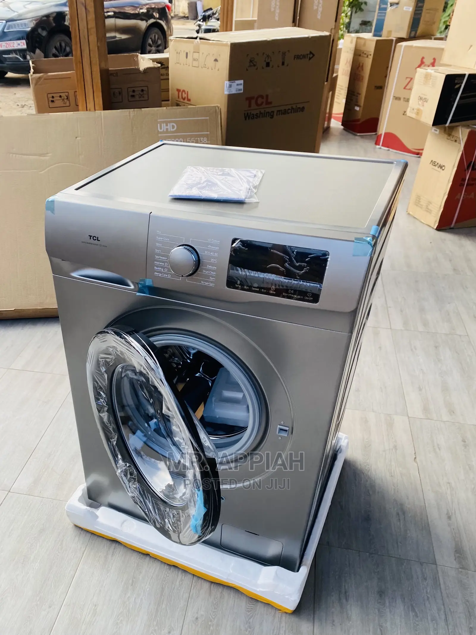 Latest and Affordable TCL P609fl Front Load Washingmachine.