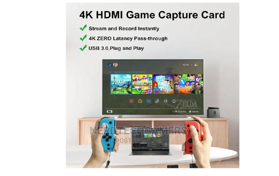 HDMI Capture Card, Audio Video Capture Card for Streaming