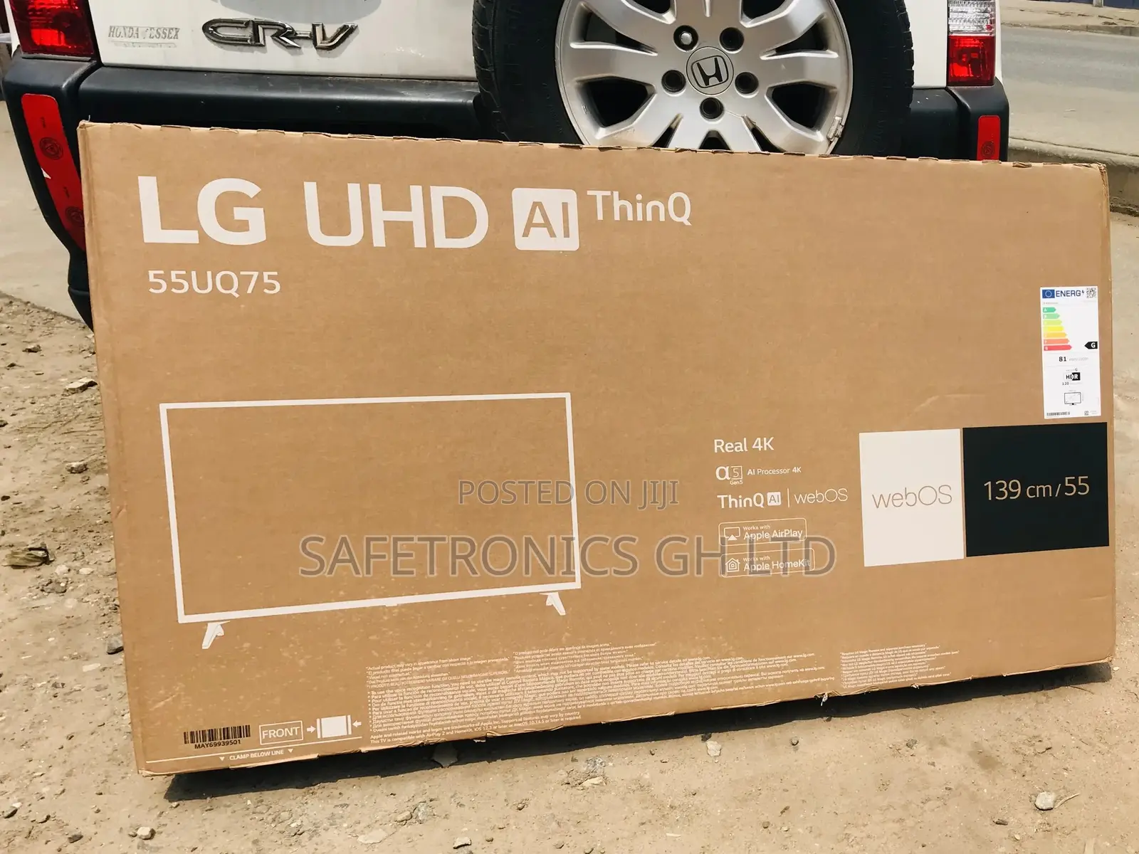 Lg UHD Smart Glossy LED UQ75 55 Inches Quality Tv