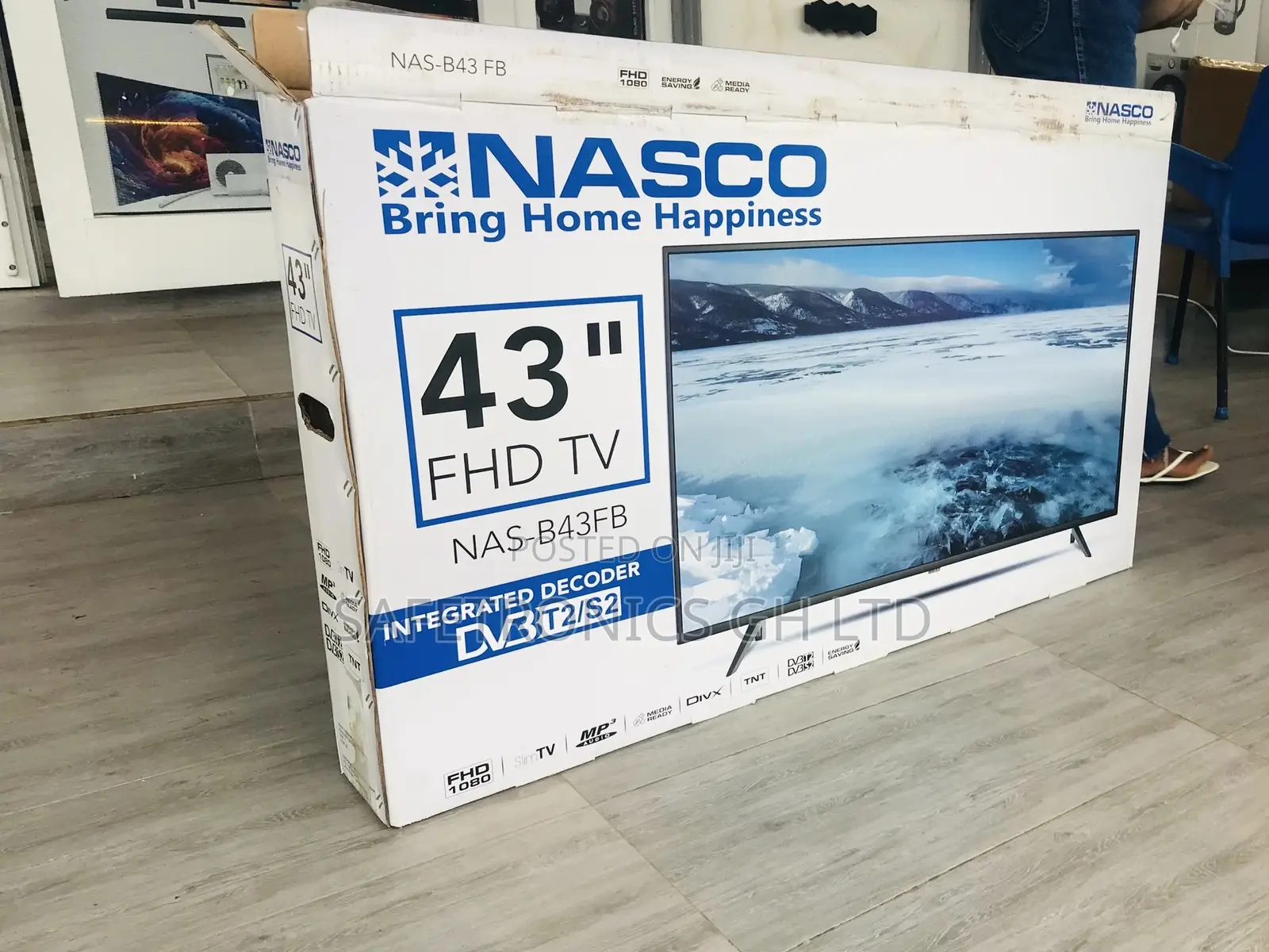 Digital Satellite Nasco 43 Inches Glossy LED  Tv