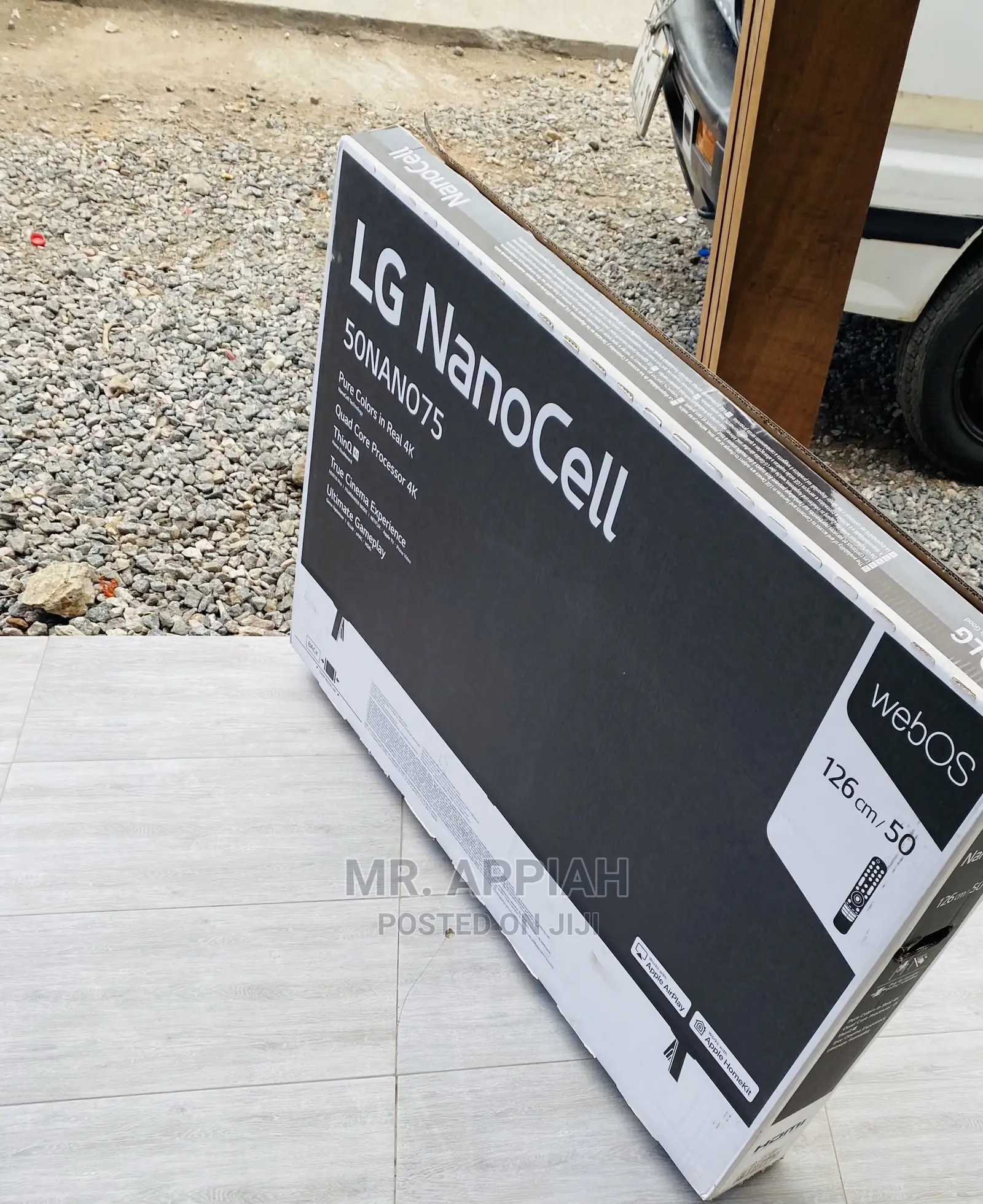(50NANO756)LG 50 Inch Nanocell LED Tv(Black) 